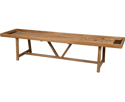 Buffalo American Shuffleboard Table in Optimized Oak 12ft