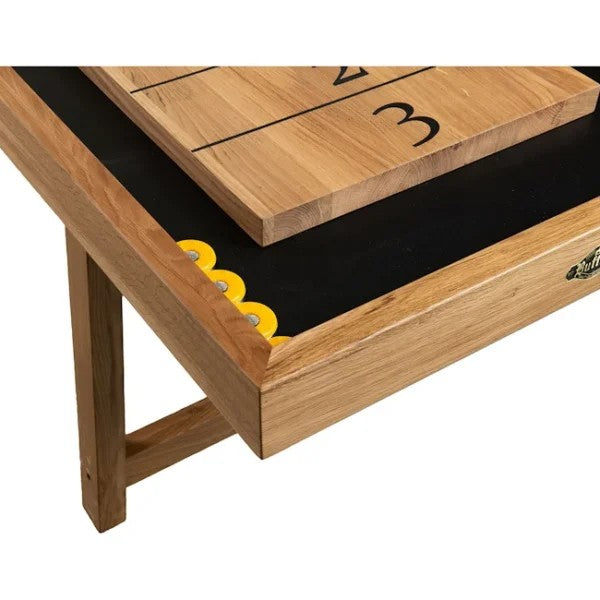 Buffalo American Shuffleboard Table in Optimized Oak 12ft