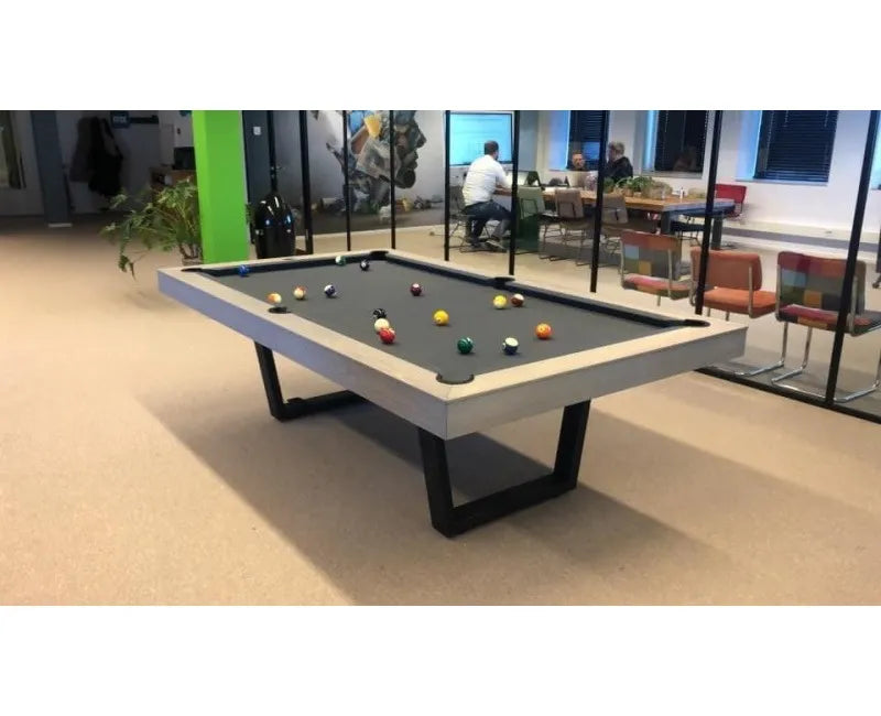 Buffalo Harlem American Pool Table Diner Grey Ash