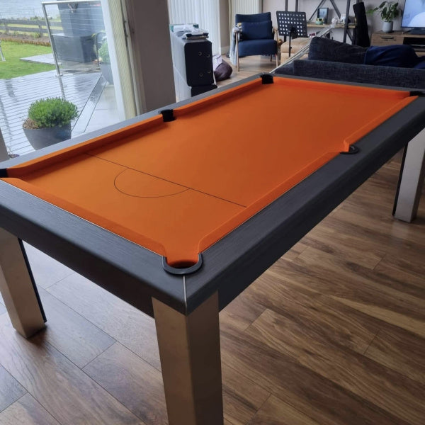 FMF Metallic Graphite Grey Pool Table