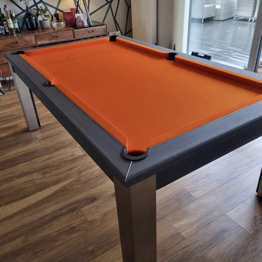FMF Metallic Graphite Grey Pool Table