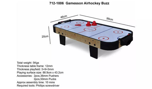 Gamesson Buzz 3ft Air Hockey Table