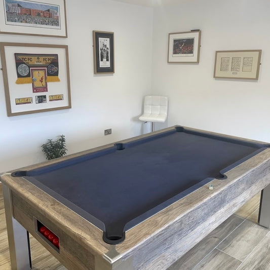 FMF Spirit Tournament Distressed Oak Pool Table