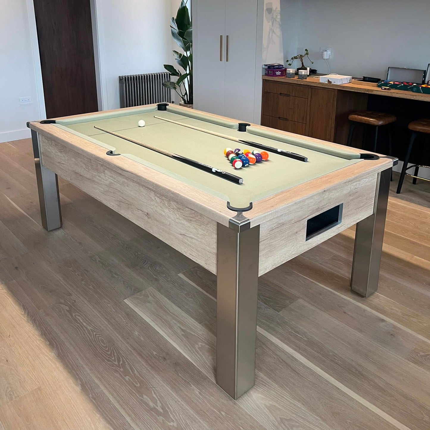 FMF Spirit Tournament Nebraska Oak Pool Table