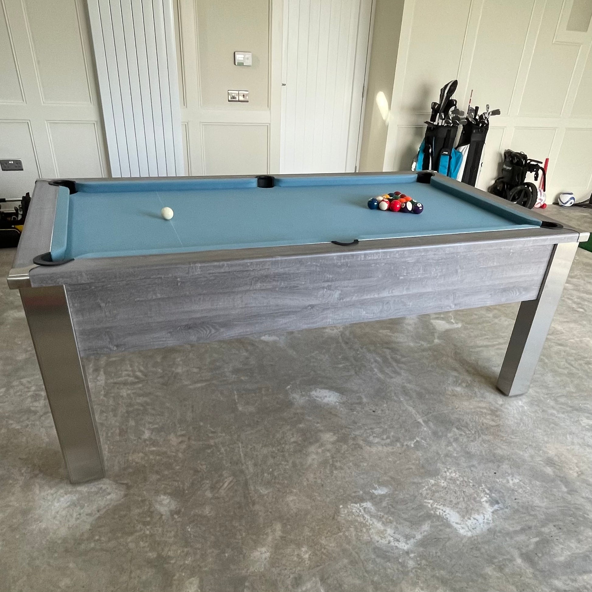 FMF Spirit Tournament River Oak Pool Table