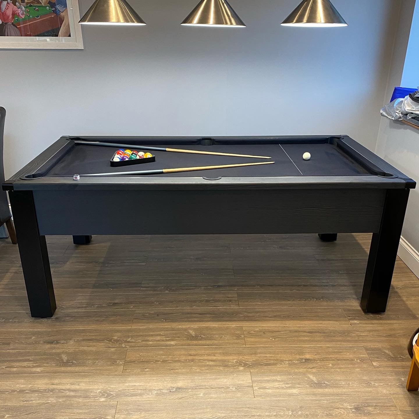 FMF Spirit Tournament Stealth Pool Table Special Edition in Black