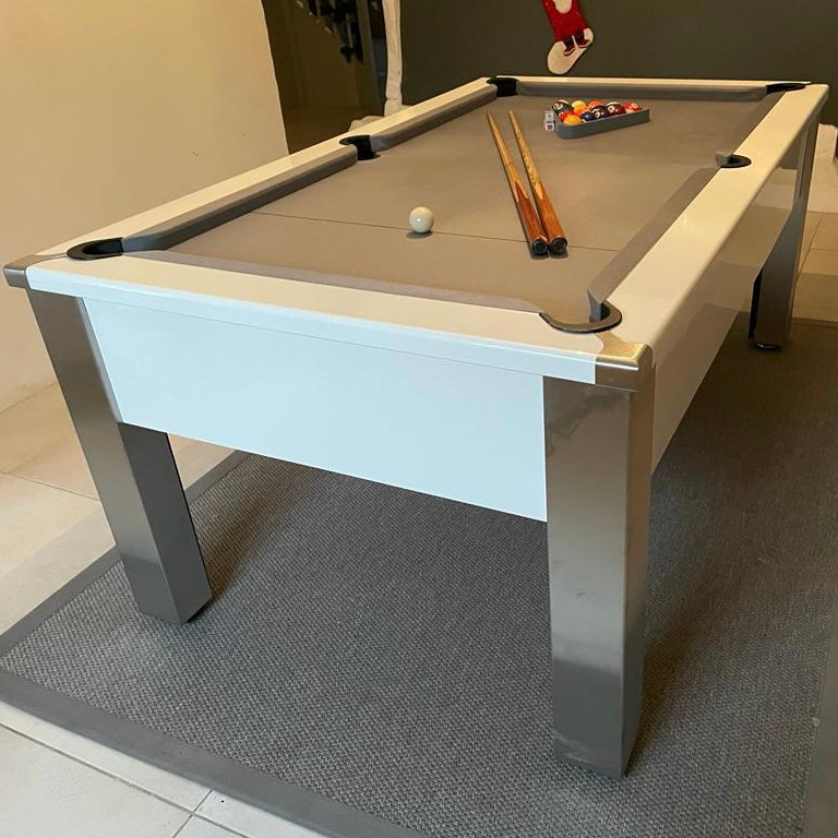 FMF Spirit Tournament White Pool Table