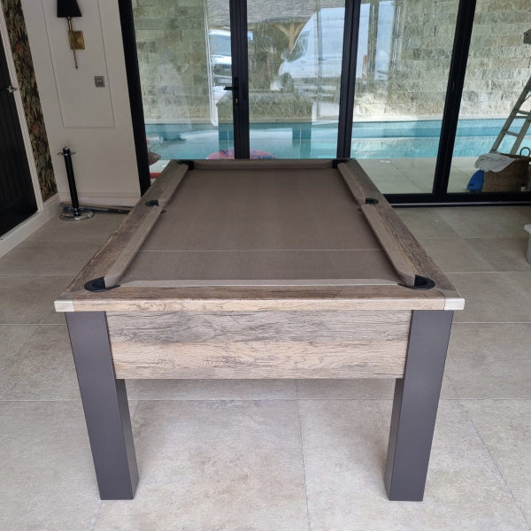 FMF Spirit Tournament Distressed Oak Pool Table 