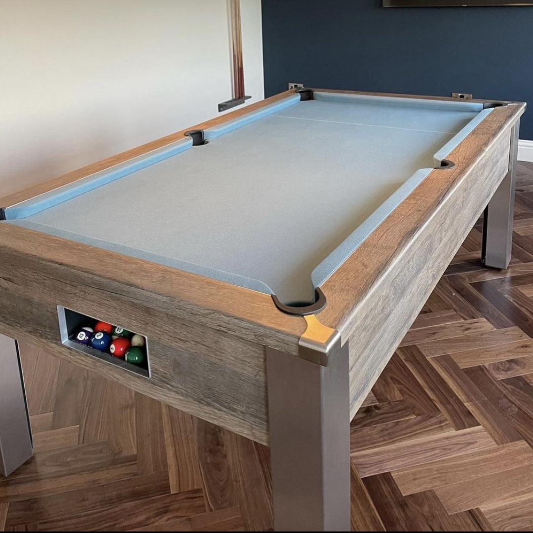 FMF Spirit Tournament Distressed Oak Pool Table
