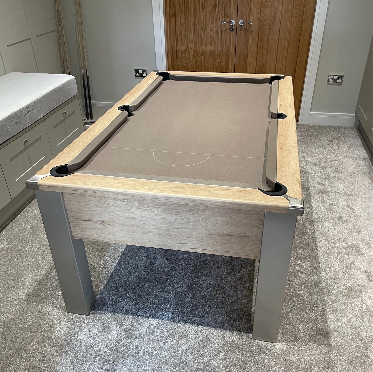 FMF Spirit Tournament Nabraska Oak Pool Table