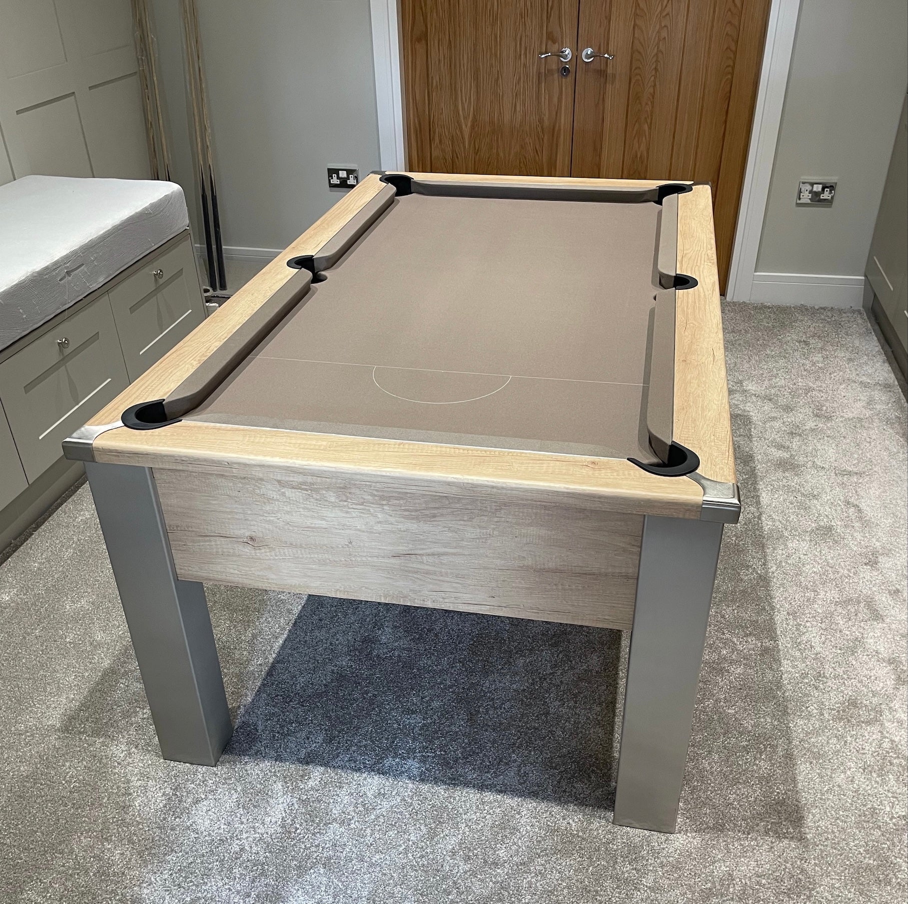 FMF Spirit Tournament Nabraska Oak Pool Table