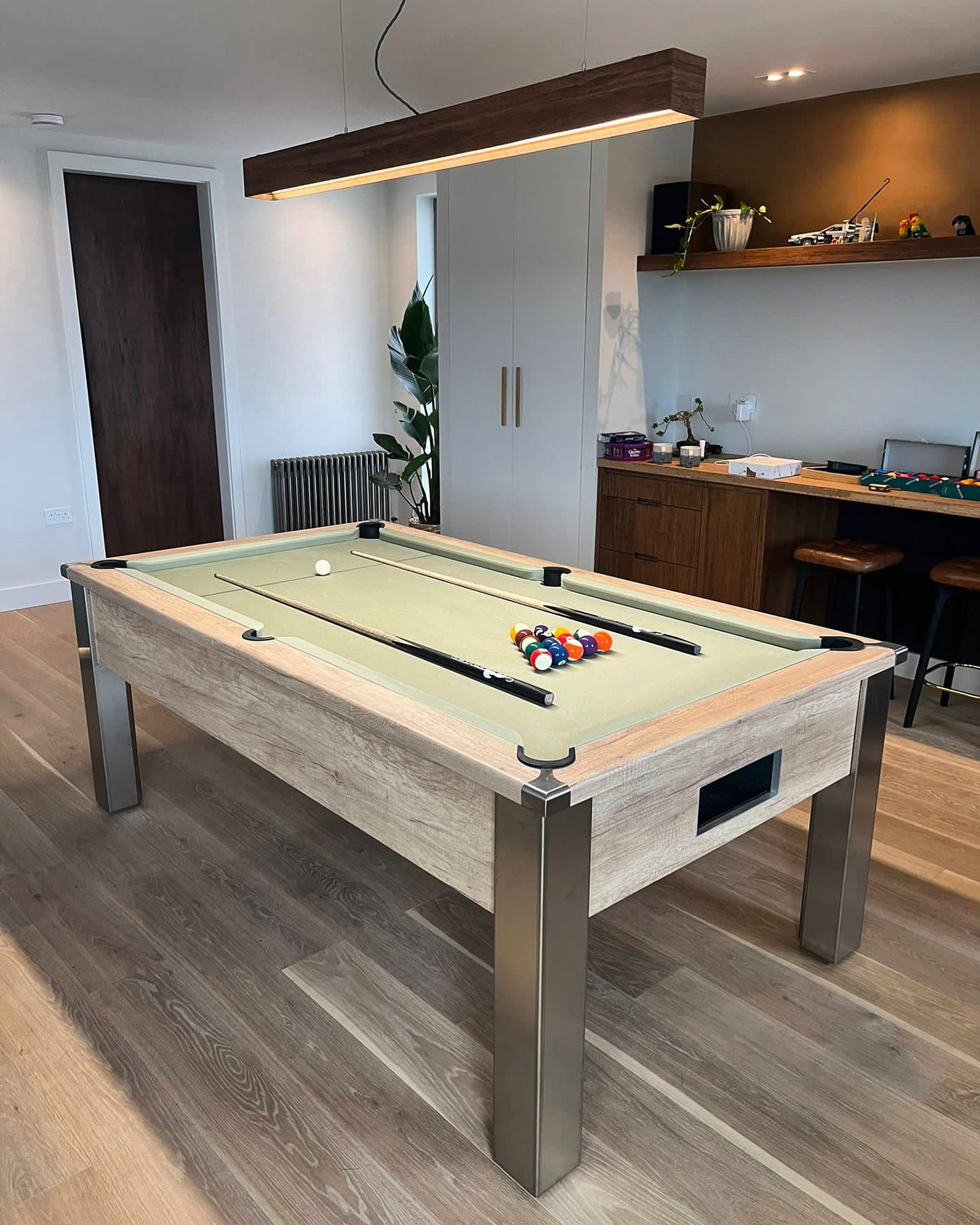 FMF Spirit Tournament Nebraska Oak Pool Table