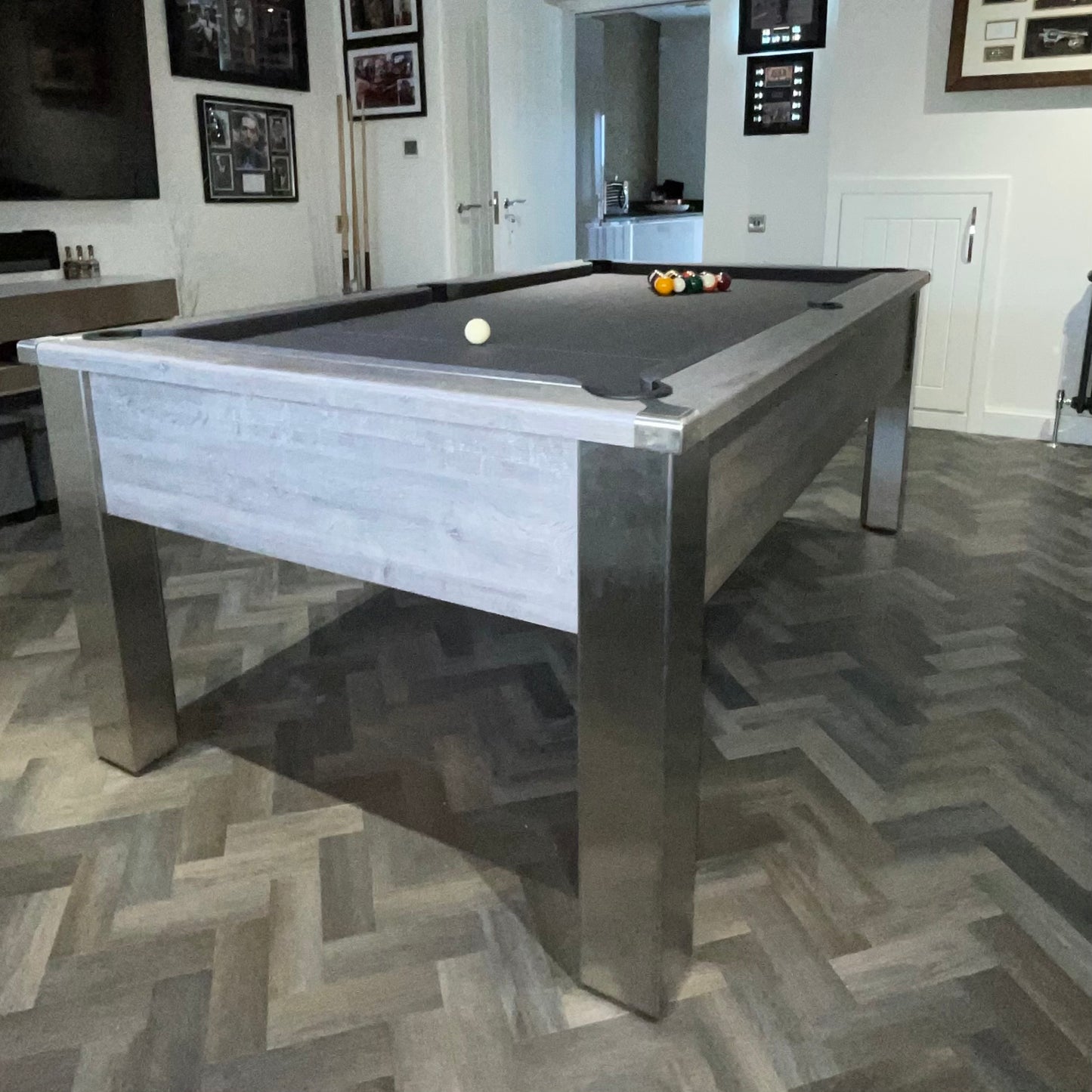 FMF Spirit Tournament River Oak Pool Table